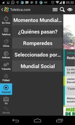 Teletica android App screenshot 1