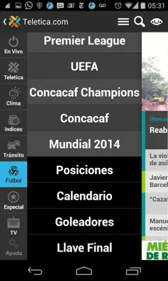 Teletica android App screenshot 2